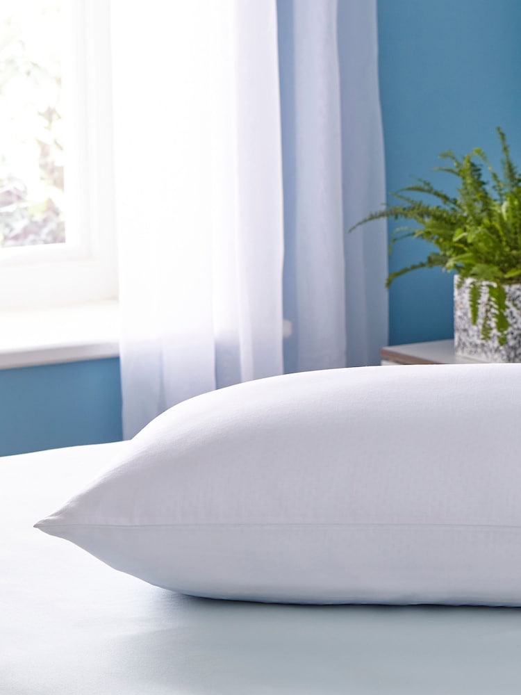 Silentnight White Wellbeing Cool Touch Pillowcase - Image 1 of 4