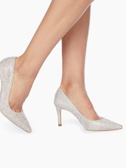 Dune London Bombshell Rhinestone Encrusted Court Shoes - Image 7 of 7