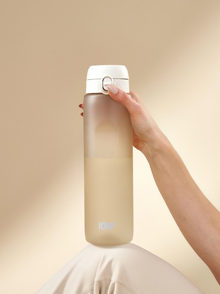 Ion8 Creamy White 1 Litre Leak Proof Water Bottle - Image 2 of 2