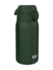 Ion8 Dark Green Lightweight Steel Water Bottle 400ml - Image 1 of 5