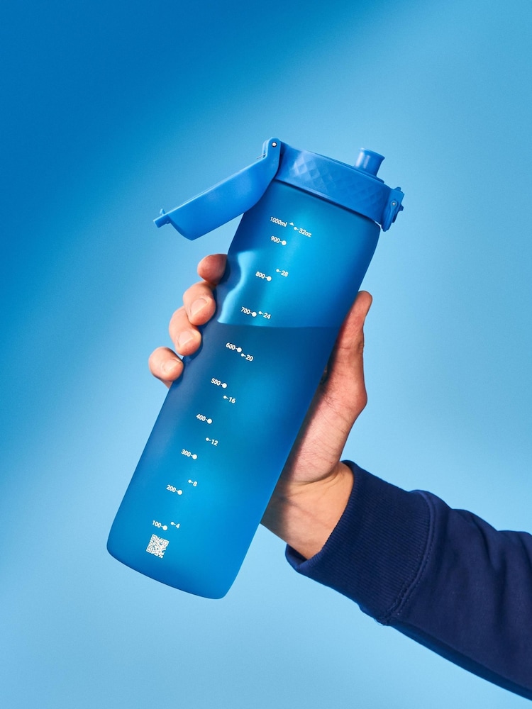 Ion8 Blue 1 Litre Leak Proof Water Bottle - Image 1 of 2 Ion8 Blue 1 Litre Leak Proof Water Bottle - Image 1 of 2