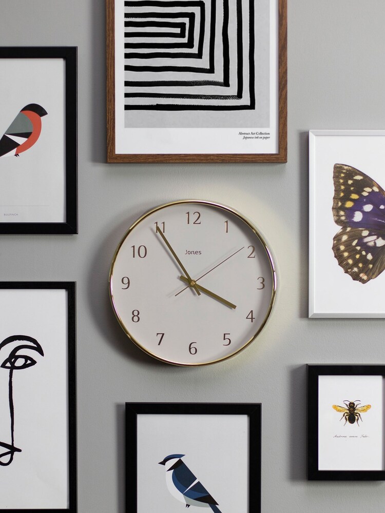 Gold Penny Gold/Grey Dial Wall Clock - Image 1 of 1
