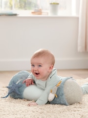 Mamas & Papas Blue Welcome To The World Tummy Time Roll - Image 1 of 6