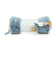 Mamas & Papas Blue Welcome To The World Tummy Time Roll - Image 3 of 6