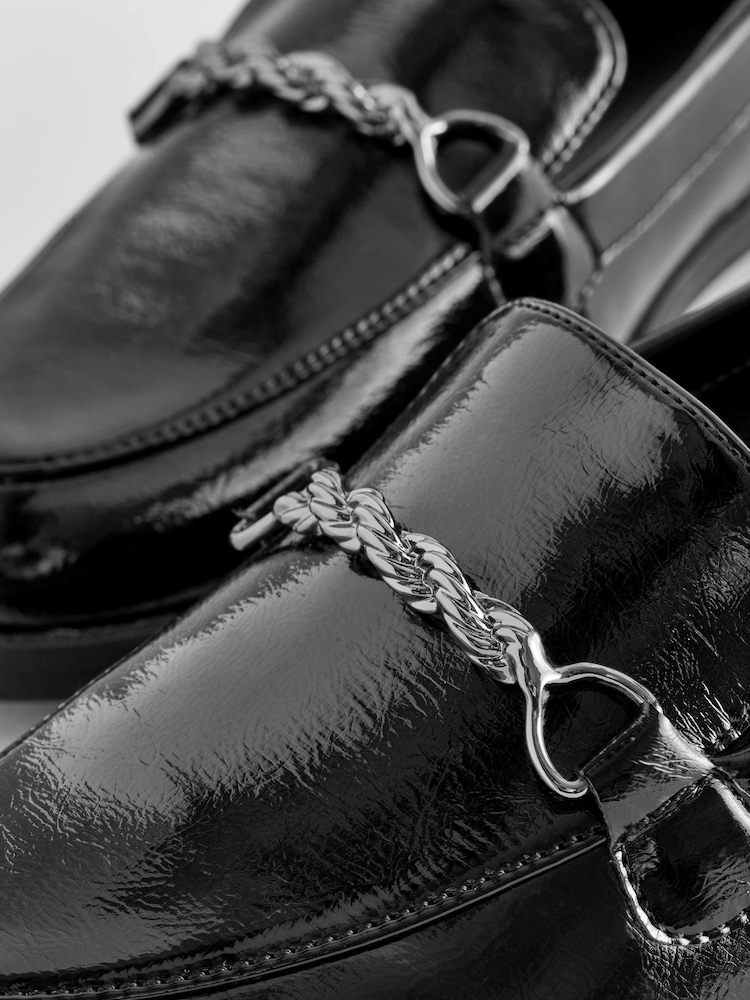 Schwarz - Patent Forever Comfort® Hardware Loafers - Bild 8 von 8 Schwarz - Patent Forever Comfort® Hardware Loafers - Bild 8 von 8