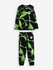 Black/Green Xbox Pyjamas 2 Pack (5-16yrs) - Image 8 of 10