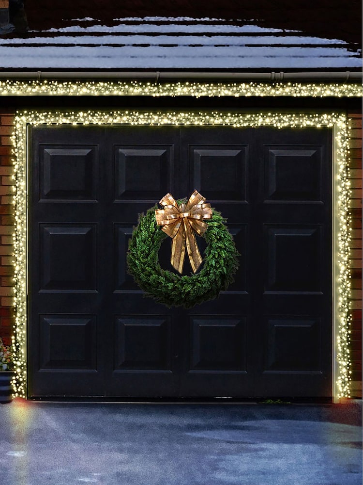 Premier Decorations Ltd 12.4m 960 LED Garage Door Cluster Garland - Image 1 of 3 Premier Decorations Ltd 12.4m 960 LED Garage Door Cluster Garland - Image 1 of 3