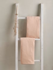 Mamas & Papas 2 Pack Terracota 100% Cotton Cotbed Fitted Sheets - Image 1 of 4