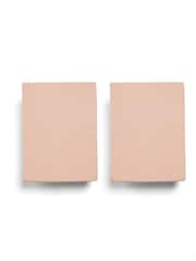 Mamas & Papas 2 Pack Terracota 100% Cotton Cotbed Fitted Sheets - Image 3 of 4