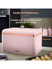 Tower Pink Cavaletto Bread Bin - Image 2 of 6
