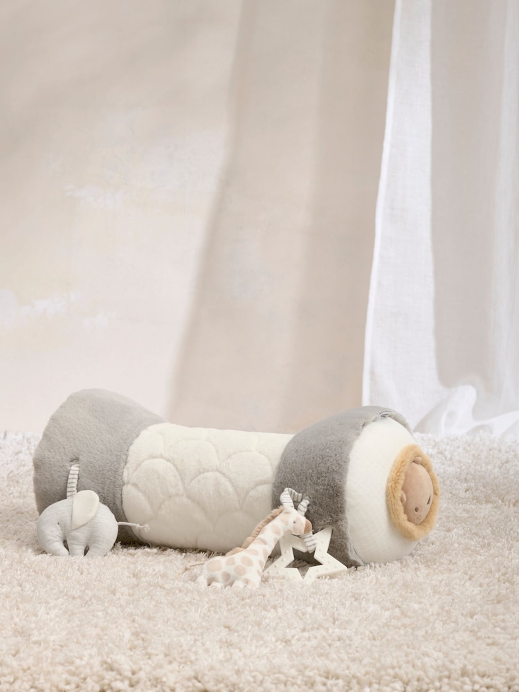 Mamas & Papas Grey Welcome To The World Tummy Time Roll - Image 1 of 5