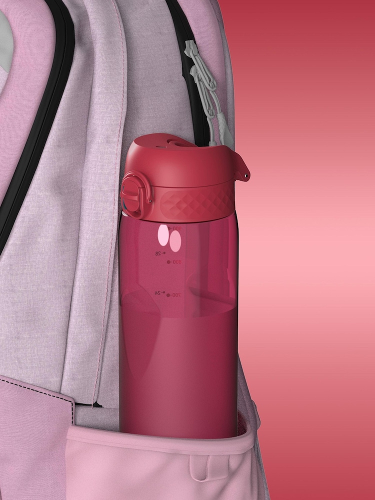 Ion8 Half Cut Viva Magenta 1 Litre Leak Proof Water Bottle - Image 1 of 3 Ion8 Half Cut Viva Magenta 1 Litre Leak Proof Water Bottle - Image 1 of 3