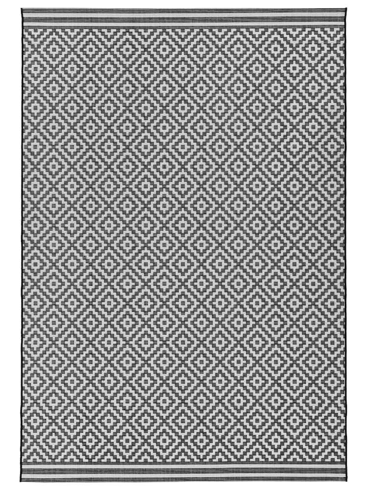 Asiatic Rugs Black Geo Patio Outdoor Rug - Image 2 of 5
