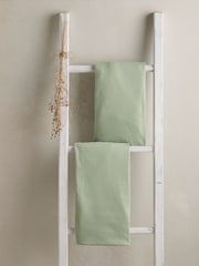Mamas & Papas 2 Pack Sage 100% Cotton Cotbed Fitted Sheets - Image 1 of 4