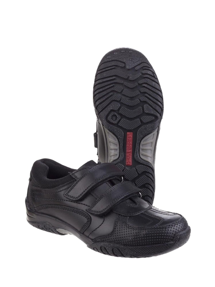 Hush Puppies Black Jezza Senior School Shoes - Image 4 of 5
