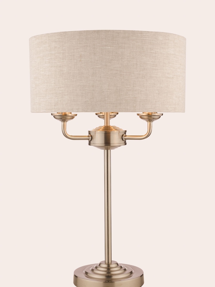 Laura Ashley Chrome Sorrento Table Lamp - Image 2 of 4