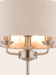 Laura Ashley Chrome Sorrento Table Lamp - Image 3 of 4