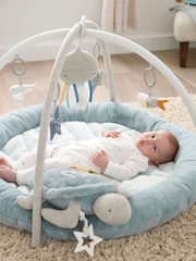 Mamas & Papas Blue Welcome To The World Playmat - Image 3 of 10