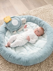 Mamas & Papas Blue Welcome To The World Playmat - Image 4 of 10