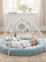 Mamas & Papas Blue Welcome To The World Playmat - Image 5 of 10