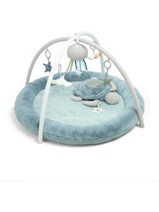 Mamas & Papas Blue Welcome To The World Playmat - Image 7 of 10