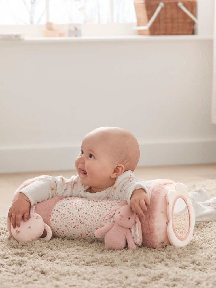 Mamas & Papas Pink Welcome To The World Tummy Time Roll - Image 2 of 6