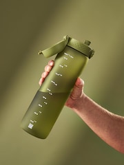 Ion8 Khaki Green 1 Litre Leak Proof Water Bottle - Image 1 of 4