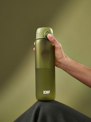 Ion8 Khaki Green 1 Litre Leak Proof Water Bottle - Image 2 of 4
