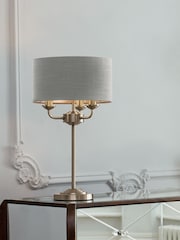 Laura Ashley Silver Sorrento Table Lamp - Image 1 of 4