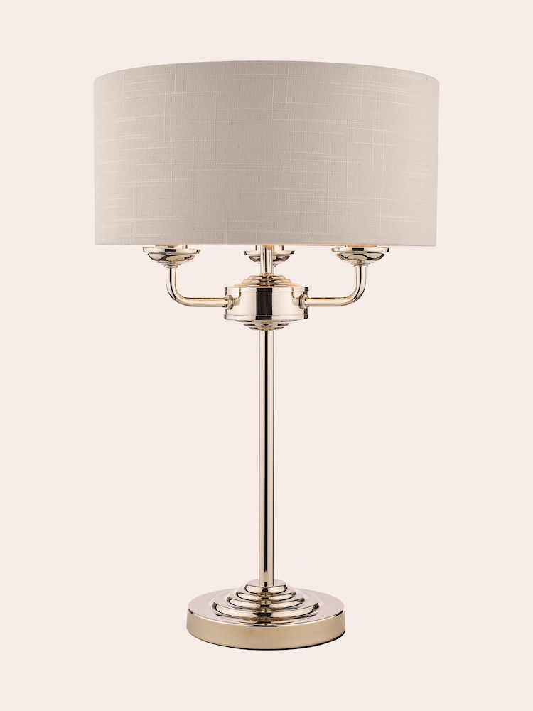 Laura Ashley Silver Sorrento Table Lamp - Image 2 of 4 Laura Ashley Silver Sorrento Table Lamp - Image 2 of 4