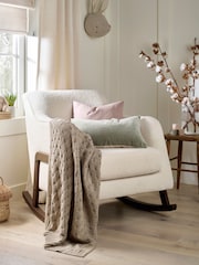 Mamas & Papas Mocha Welcome To The World Seedling Knit Blanket Diamond - Image 2 of 7