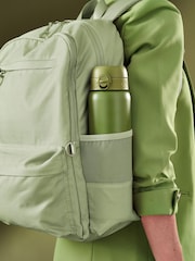 Ion8 Khaki Green Lightweight Steel Water Bottle 1200ml - Image 2 of 4