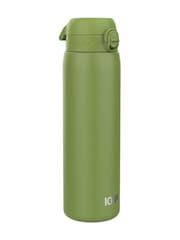 Ion8 Khaki Green Lightweight Steel Water Bottle 1200ml - Image 3 of 4