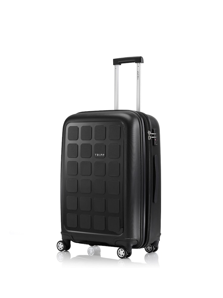Tripp Black Holiday 7 Medium 4 Wheel Expandable 65cm Suitcase - Image 2 of 5