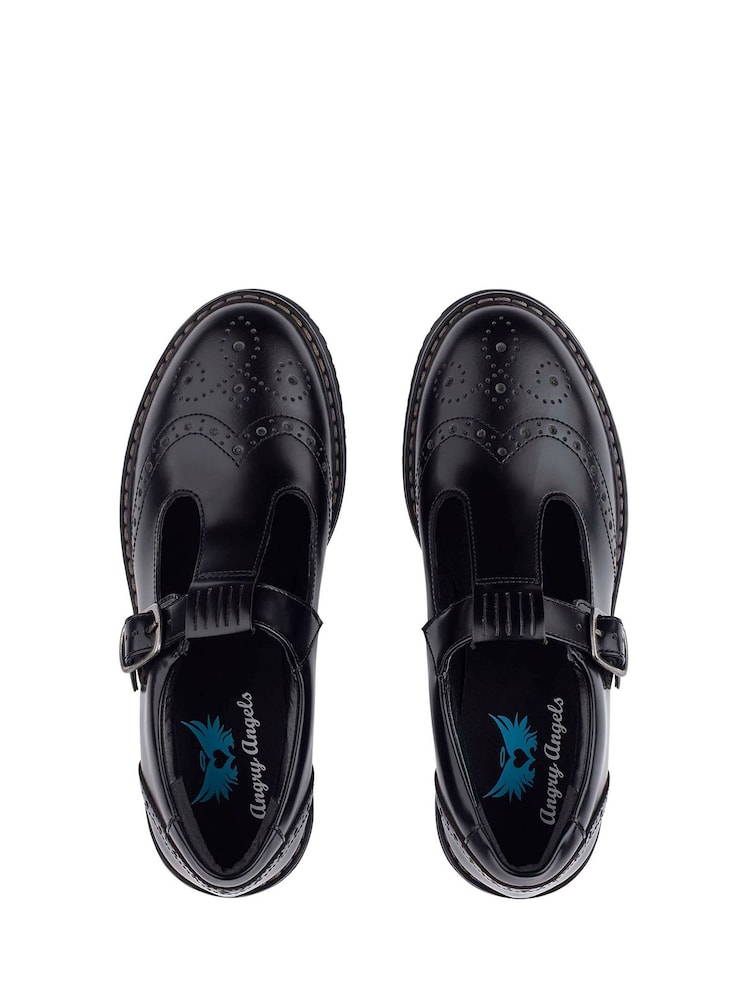 Start-Rite Imagine T-Bar Black School Shoes Standard Width Fitting - Image 3 of 3
