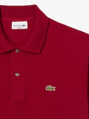 Lacoste Cherry Red Iconic L.12.12 Classic Fit Short Sleeve Polo Shirt - Image 2 of 4