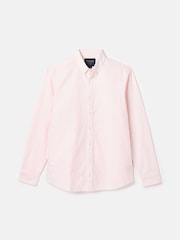 Joules Oxford Pink Long Sleeve Classic Fit Shirt - Image 8 of 8