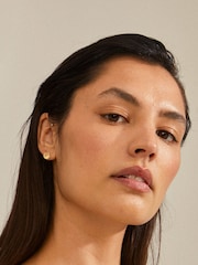 PILGRIM Gold Opal Seashell Earrings With a Little Bead - Image 2 of 3