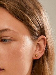 PILGRIM Gold Oakley Recycled Starfish Earrings - Image 3 of 4