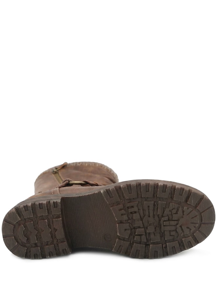 Braun - Pavers Kitted Cuff Zip Fasten Riding Boots - Bild 6 von 6 Braun - Pavers Kitted Cuff Zip Fasten Riding Boots - Bild 6 von 6