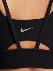 Nike Black Zenvy Medium-Support Padded Longline Sports Bra - Image 4 of 5