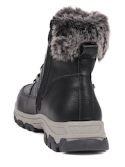 Pavers Black Wide Fit Water-Resistant Weather Boots - Image 3 of 5