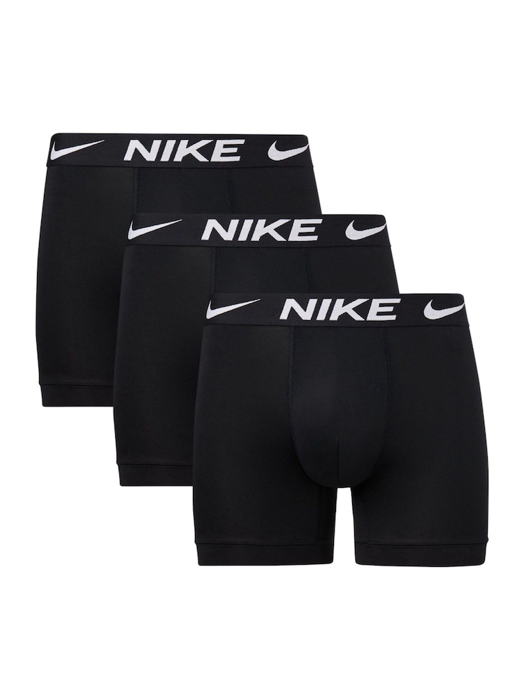Nike Black Essential Micro Boxer Briefs 3 Pack - Image 1 of 3