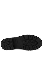 Pavers Black Wide Fit Warm Lined Chelsea Boots - Image 5 of 6