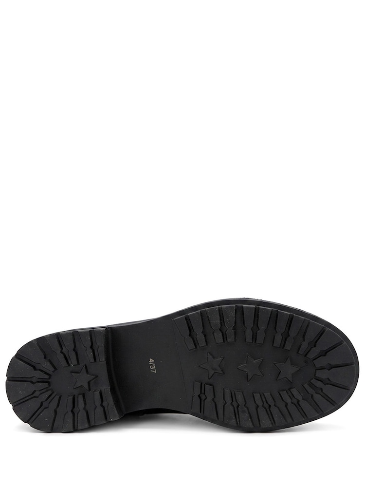 Pavers Black Smart Leather Block Heel Chelsea Boots - Image 6 of 6 Pavers Black Smart Leather Block Heel Chelsea Boots - Image 6 of 6