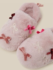 Monsoon Bow Fluffy Slippers - صورة 2 من 3