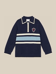 Monsoon Pullover mit Kragen und Viertelreißverschluss - Bild 1 von 2