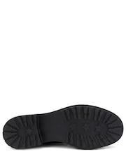 Pavers Black Leather Lace & Zip Ankle Boots - Image 4 of 5