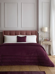 Soiree Red Melanie Velvet Filled Cushion - Image 2 of 3