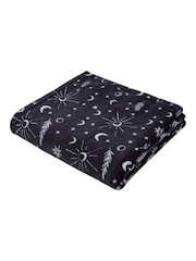 Fusion Grey Celeste Fleece Throw - Image 3 of 3